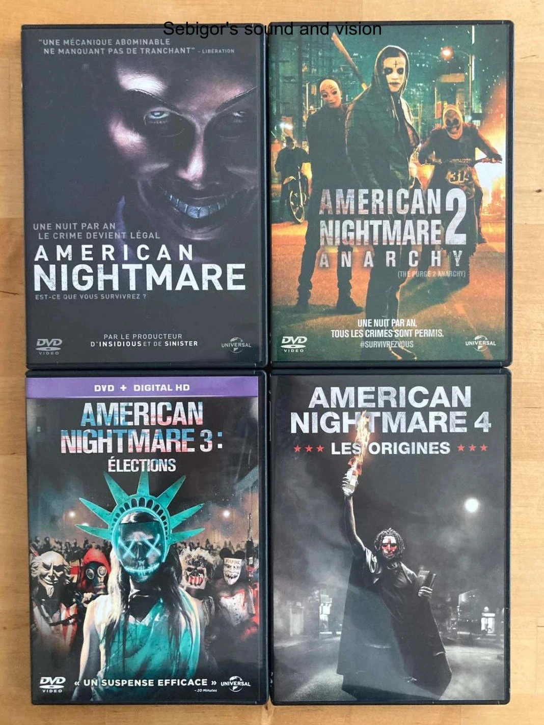 Coffret 4 DVD Intégrale American Nightmare. – photo 3